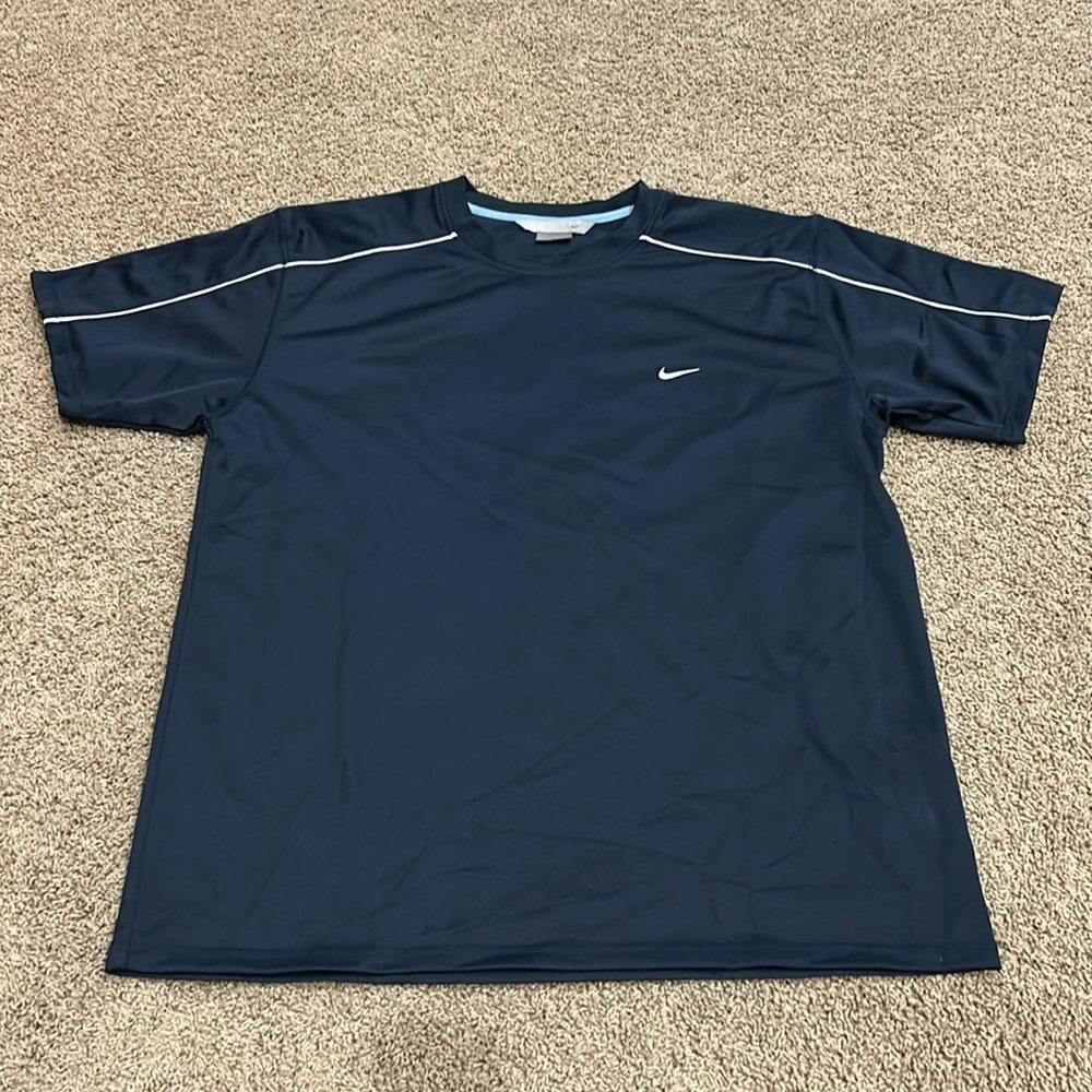 Nike Men's XL Navy Sports Shirt